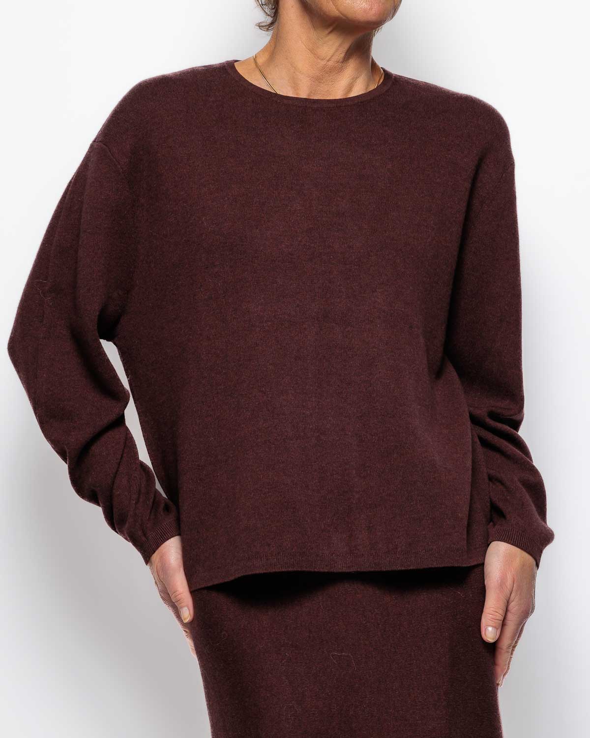 Inwear Kaylla Pullover in Brown Puce