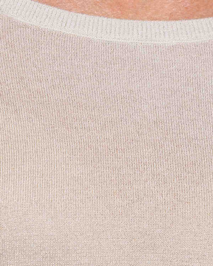Emme Marella Profeta Knitted Top in Wool White