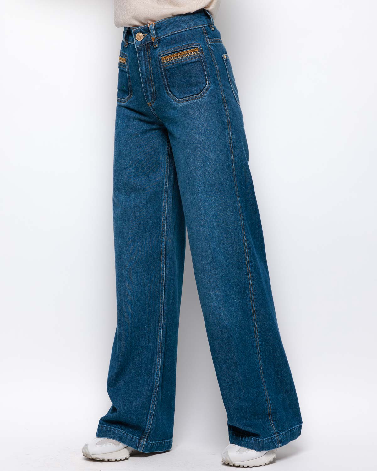 Mos Mosh Colette Sassy Jeans in Blue