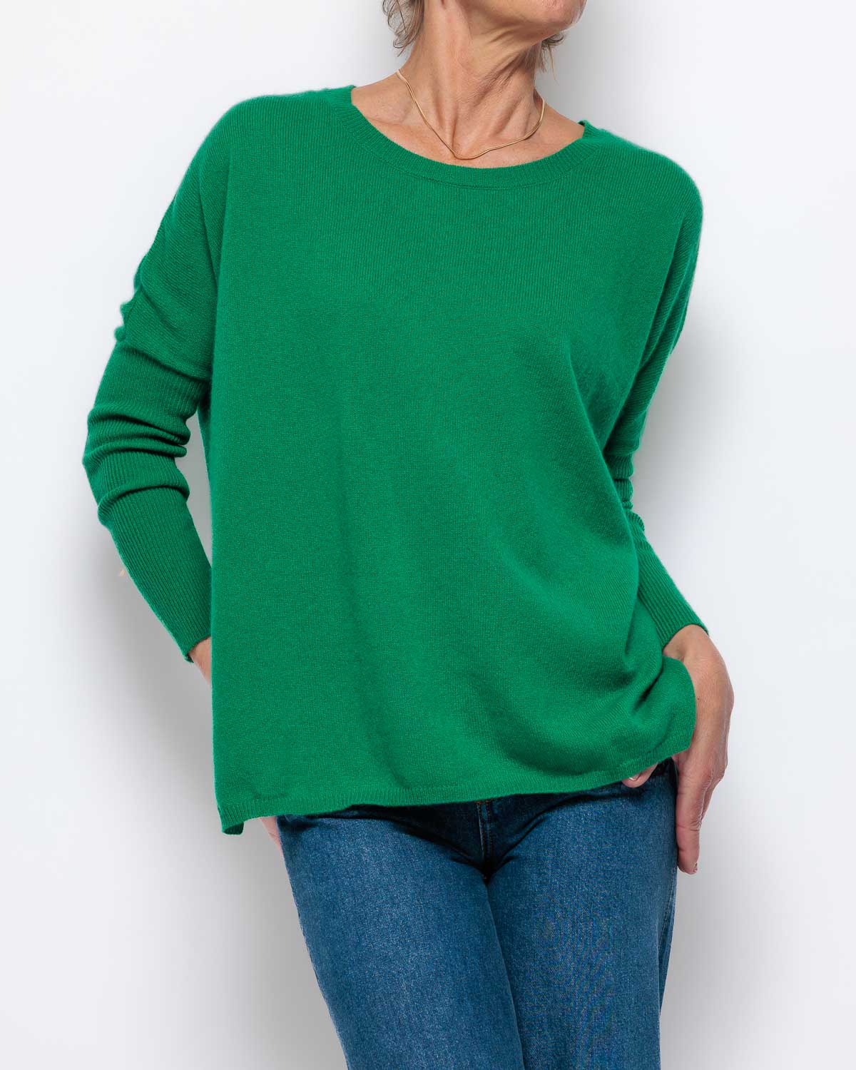 Absolut Cashmere Astrid Sweater in Basilica