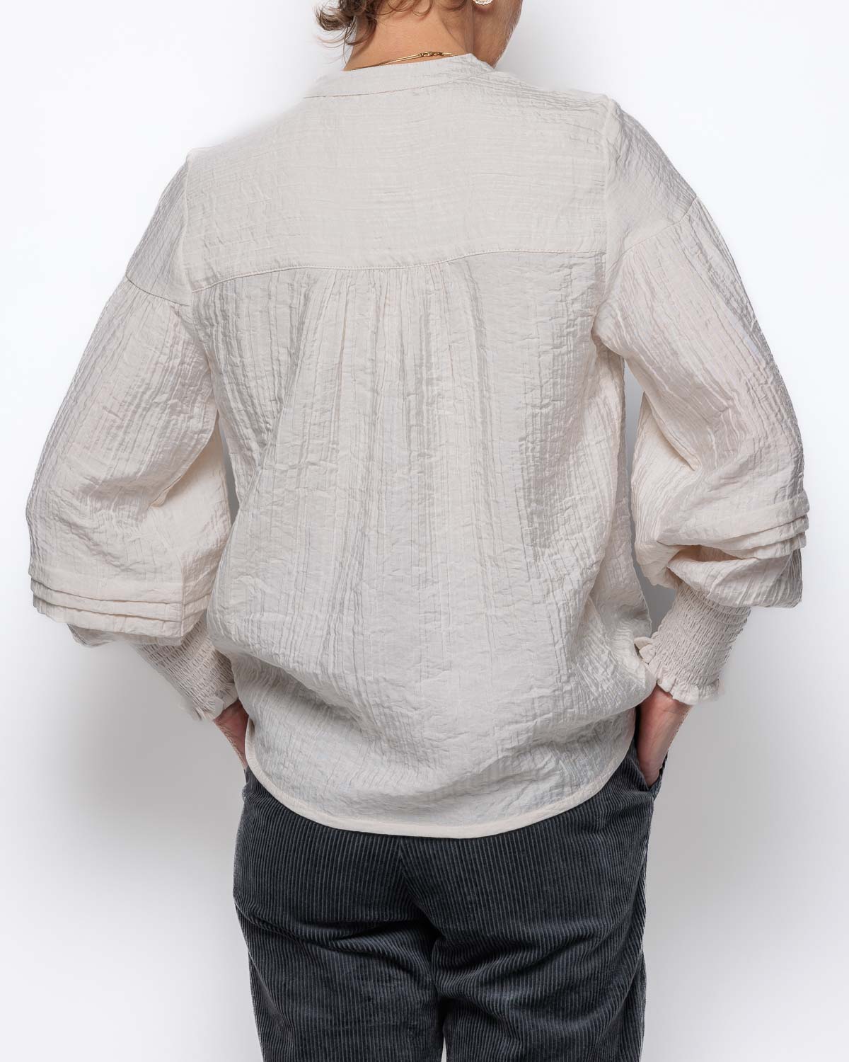 Part Two Cafia Shirt in Whitecap Grey