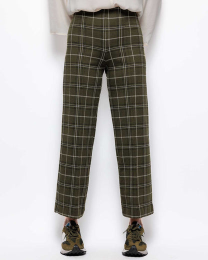 Part Two Ilisan Trouser in Deep Depth Check