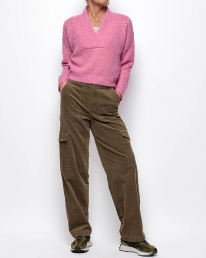 Part Two Cyrielle Cord Cargo Trouser in Capers