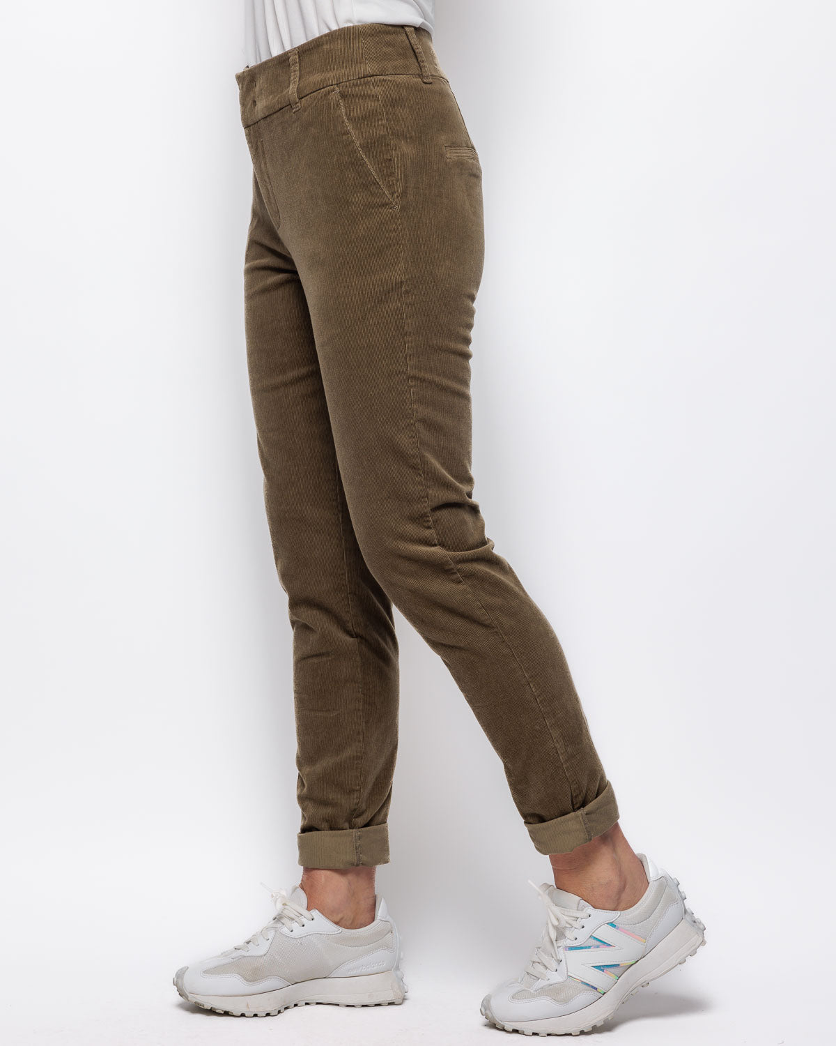 Part Two Soffy Corduroy Chino in Capers
