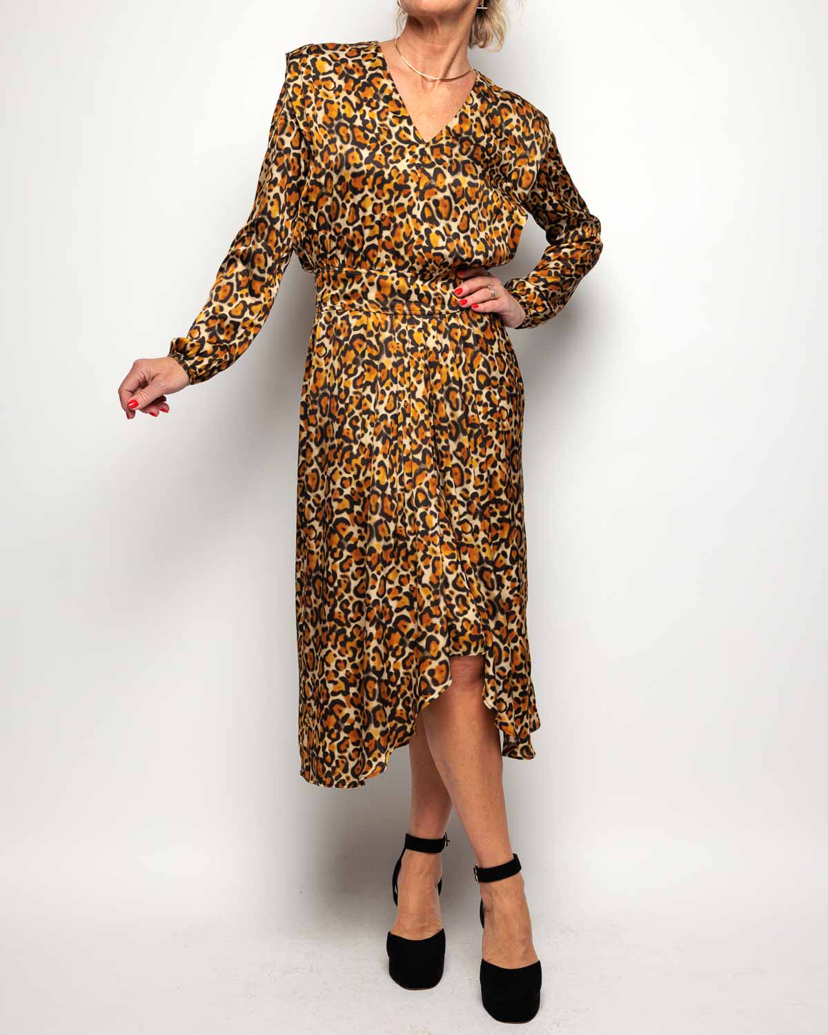 Bellerose Annie Dress in Leopard Print