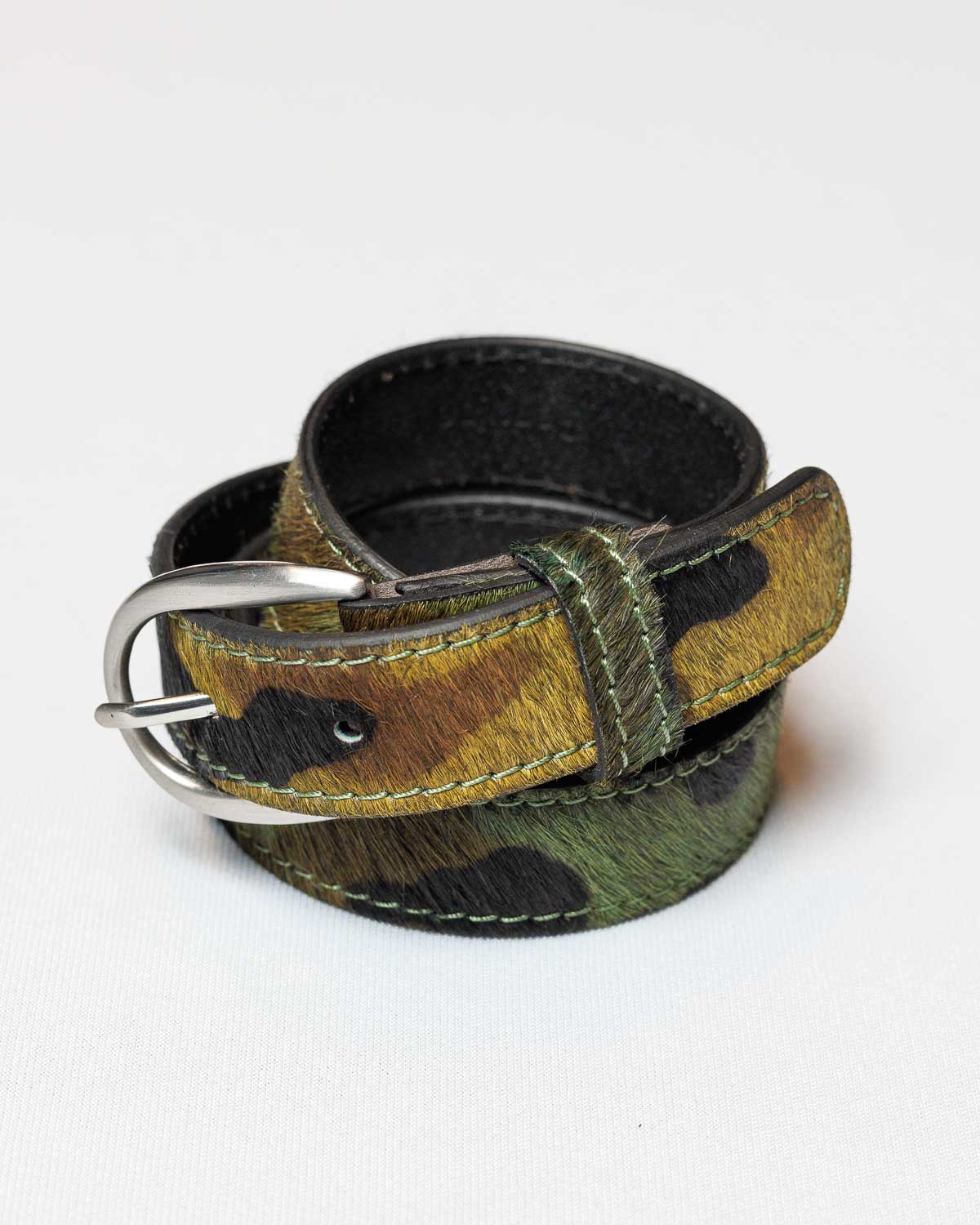 Hydestyle London Hide Leather Belt in Camouflage