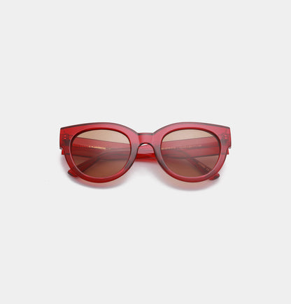 A.Kjaerbede Lilly Sunglasses in Red Transparent