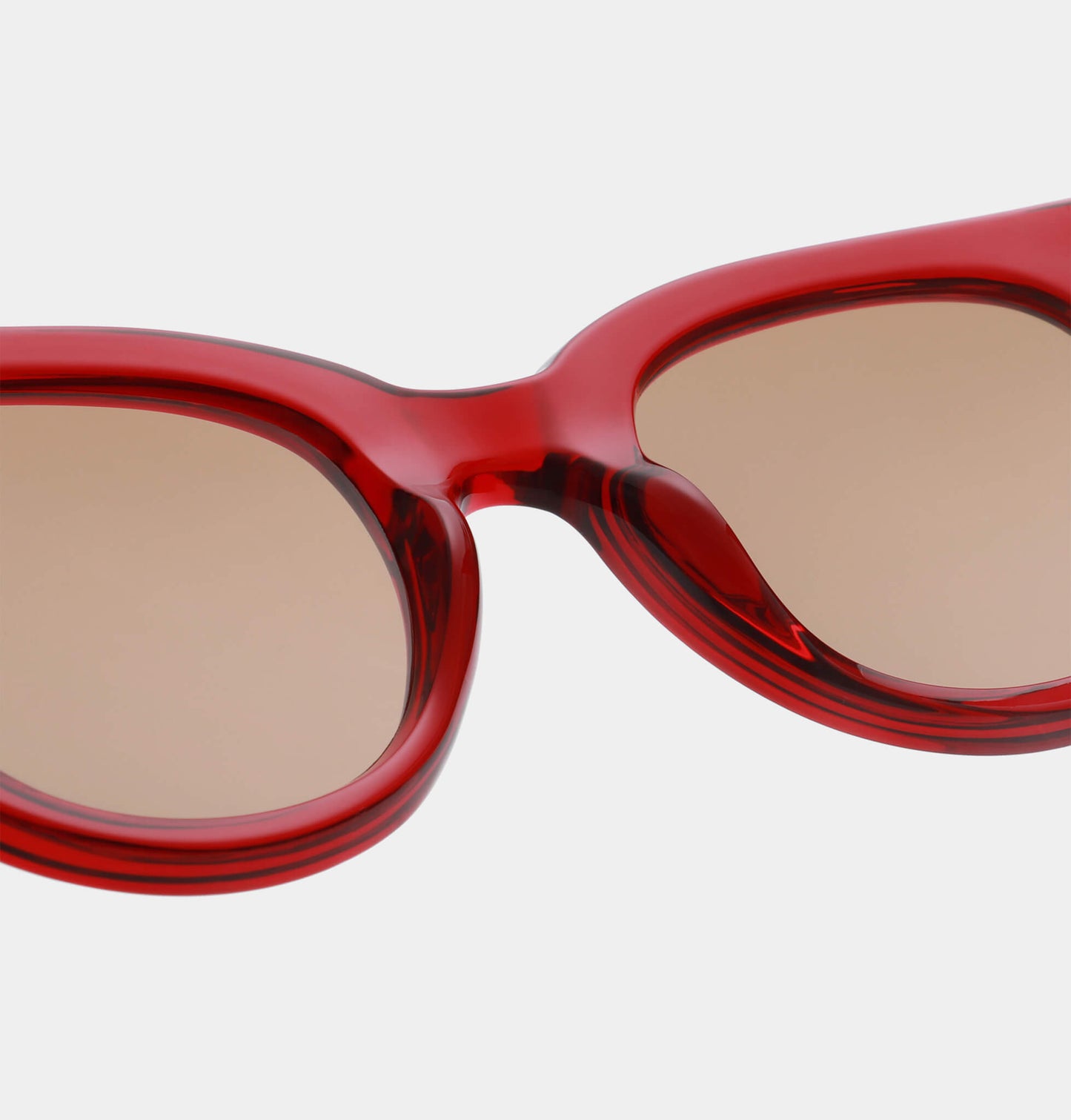 A.Kjaerbede Lilly Sunglasses in Red Transparent