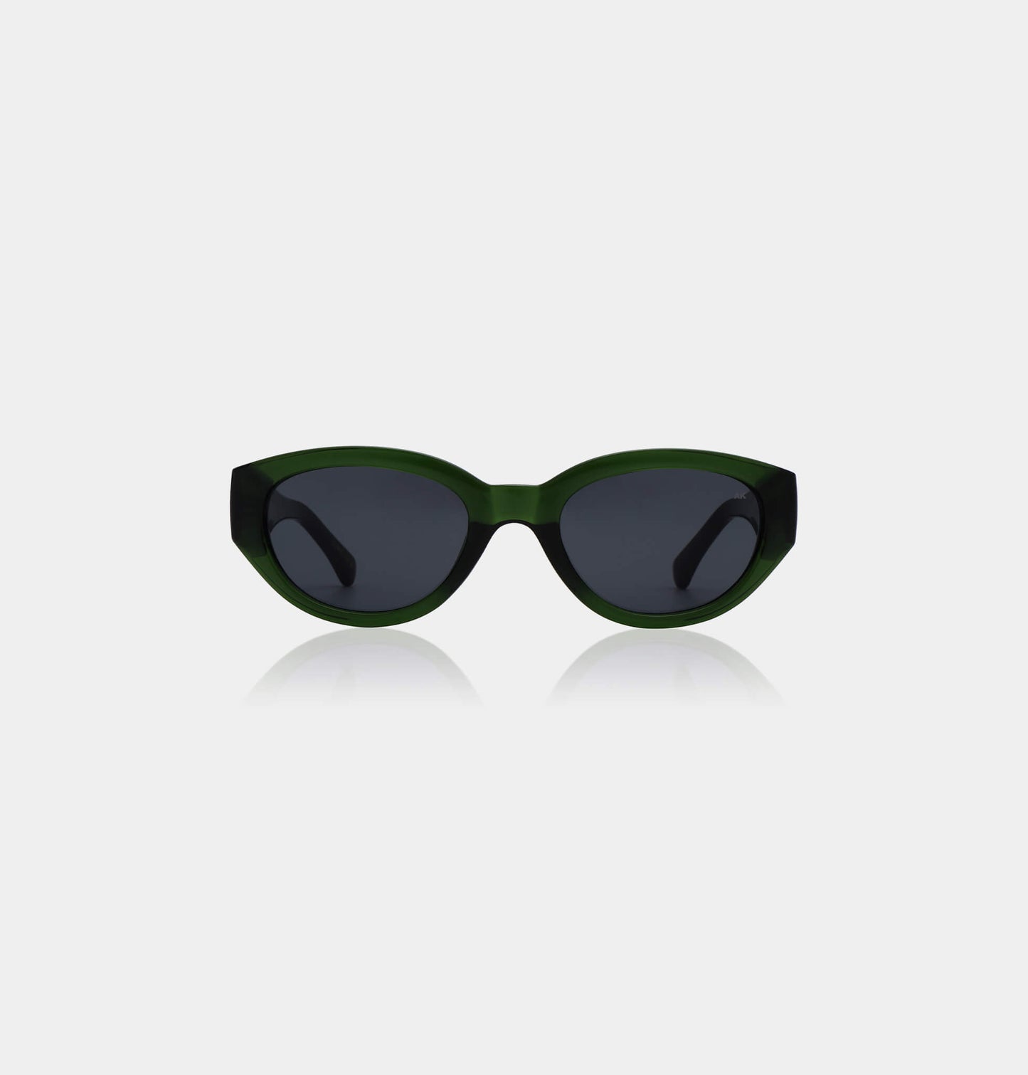 A.Kjaerbede Winnie Sunglasses in Dark Green Transparent