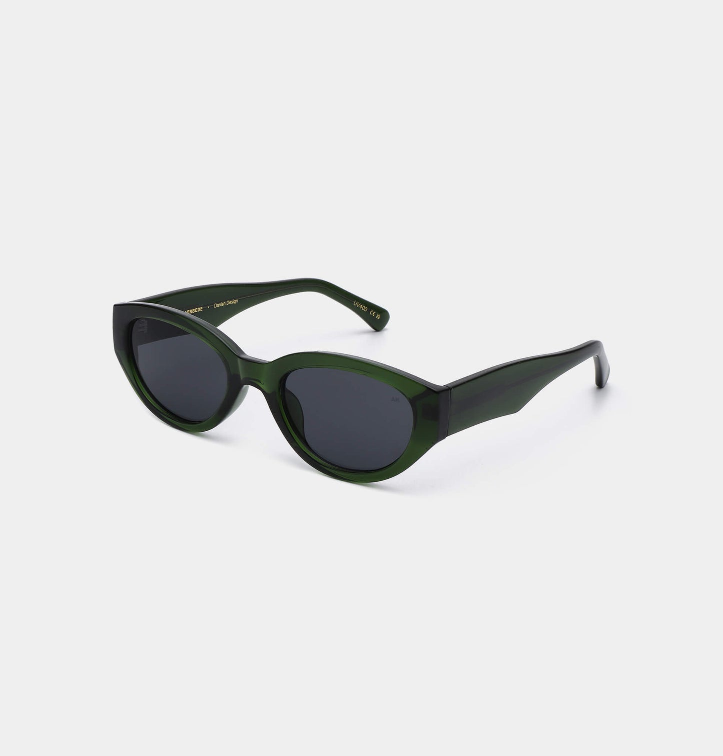 A.Kjaerbede Winnie Sunglasses in Dark Green Transparent