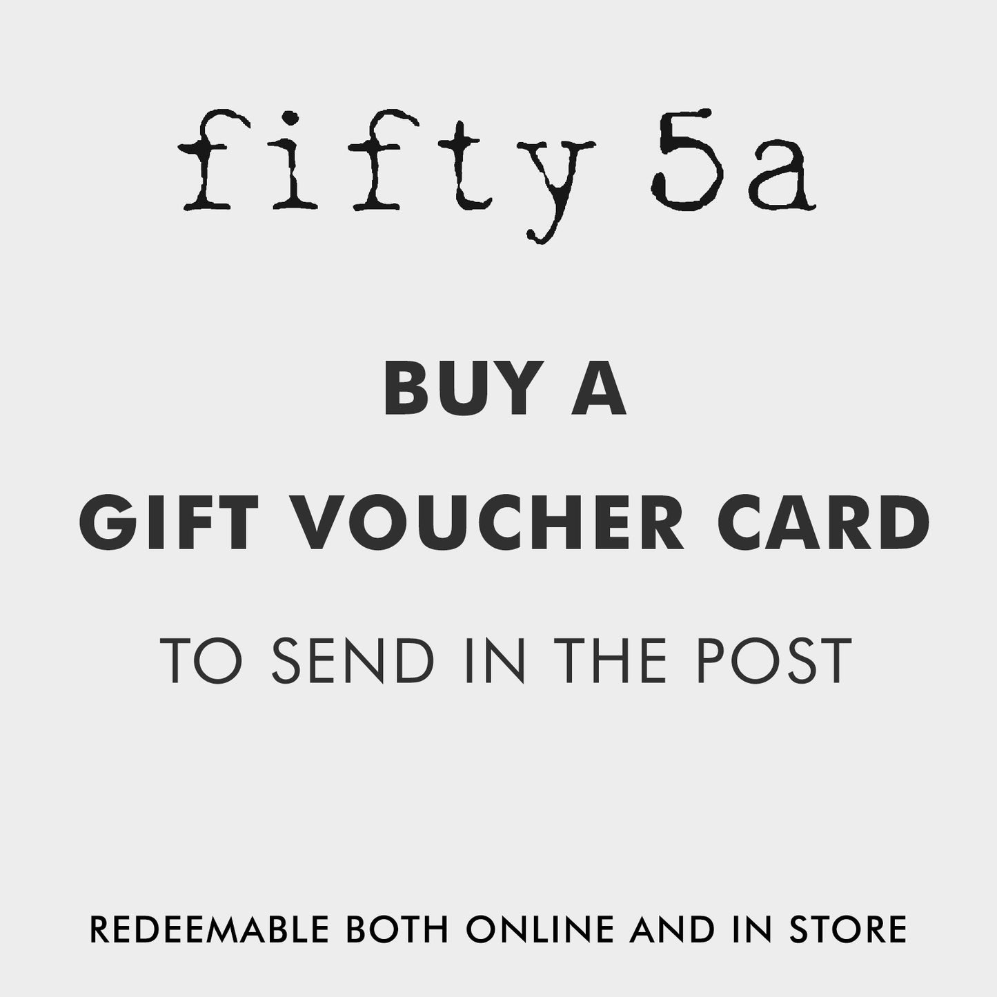 Gift Voucher Card