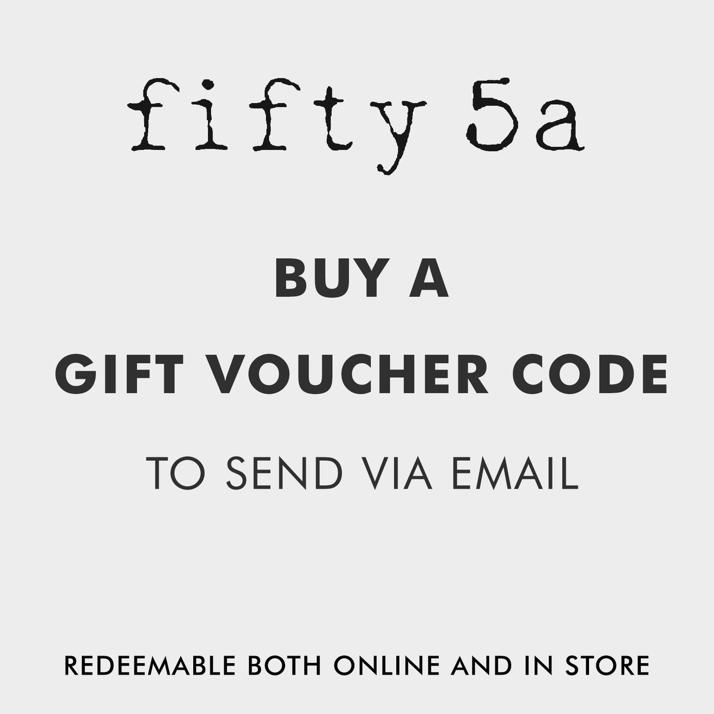Gift Voucher Code