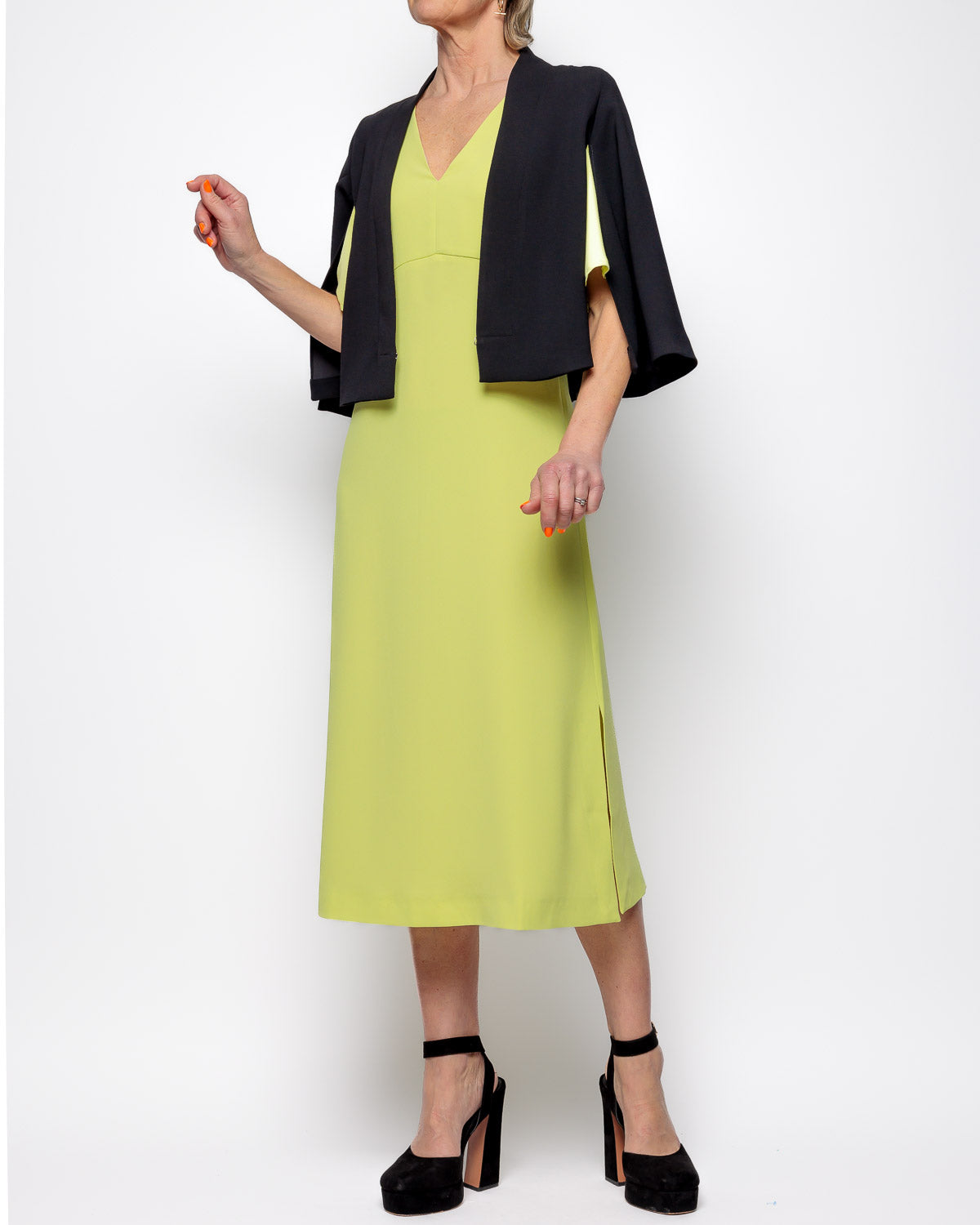 Emme Marella Whist Dress in Citrus Yellow